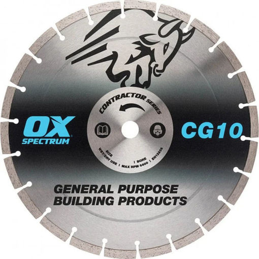 Picture of OX Spectrum Contractor Diamond Blade 10mm – General Purpose – 230/22.23mm