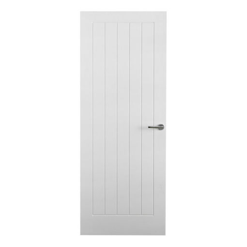 Picture of Premdor 5 Panel Vertical Textured Semi-Solid Internal Door 610 x 1981 x 35mm (2'0" x 6'6")