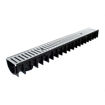 Picture of Polycon Lite Aqua 100 A15 SafeHeel Channel Drain 1m with Galvanised Slotted Grate - 92mm Deep