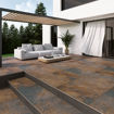 Picture of Pavestone Ardesia Rustic Natural Stone Effect Porcelain Paving Slabs 900x600mm Pack of 21 (11.34m2)