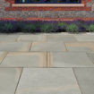 Picture of Pavestone Yorkstone Natural Stone Effect Porcelain Paving Slabs 900x600mm Pack of 21 (11.34m2)