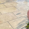 Picture of Pavestone Dolomite Travertine Porcelain Paving Slabs 1000x500mm Pack of 42 (21m2)