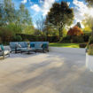 Picture of Pavestone Dolomite Travertine Porcelain Paving Slabs 1000x500mm Pack of 10 (5m2)