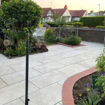 Picture of Pavestone Dolomite Travertine Porcelain Paving Slabs 1000x500mm Pack of 10 (5m2)