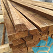 Picture of Ex 47x125mm Brown Treated Cant Fence Rail 3.6m