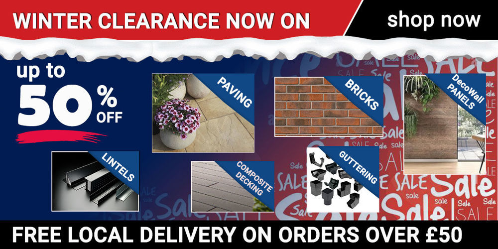 Winter Clearance Sale now at Rose Building Supplies, browse building and landscaping products