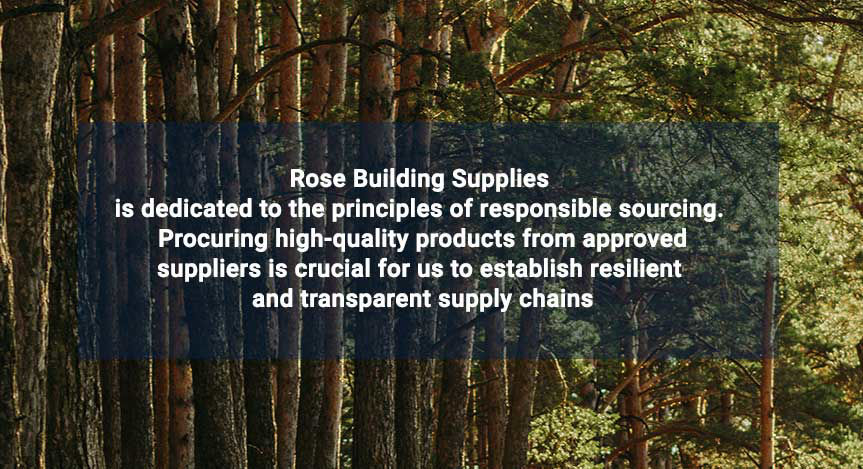 Rose building supplies sustainable timber products